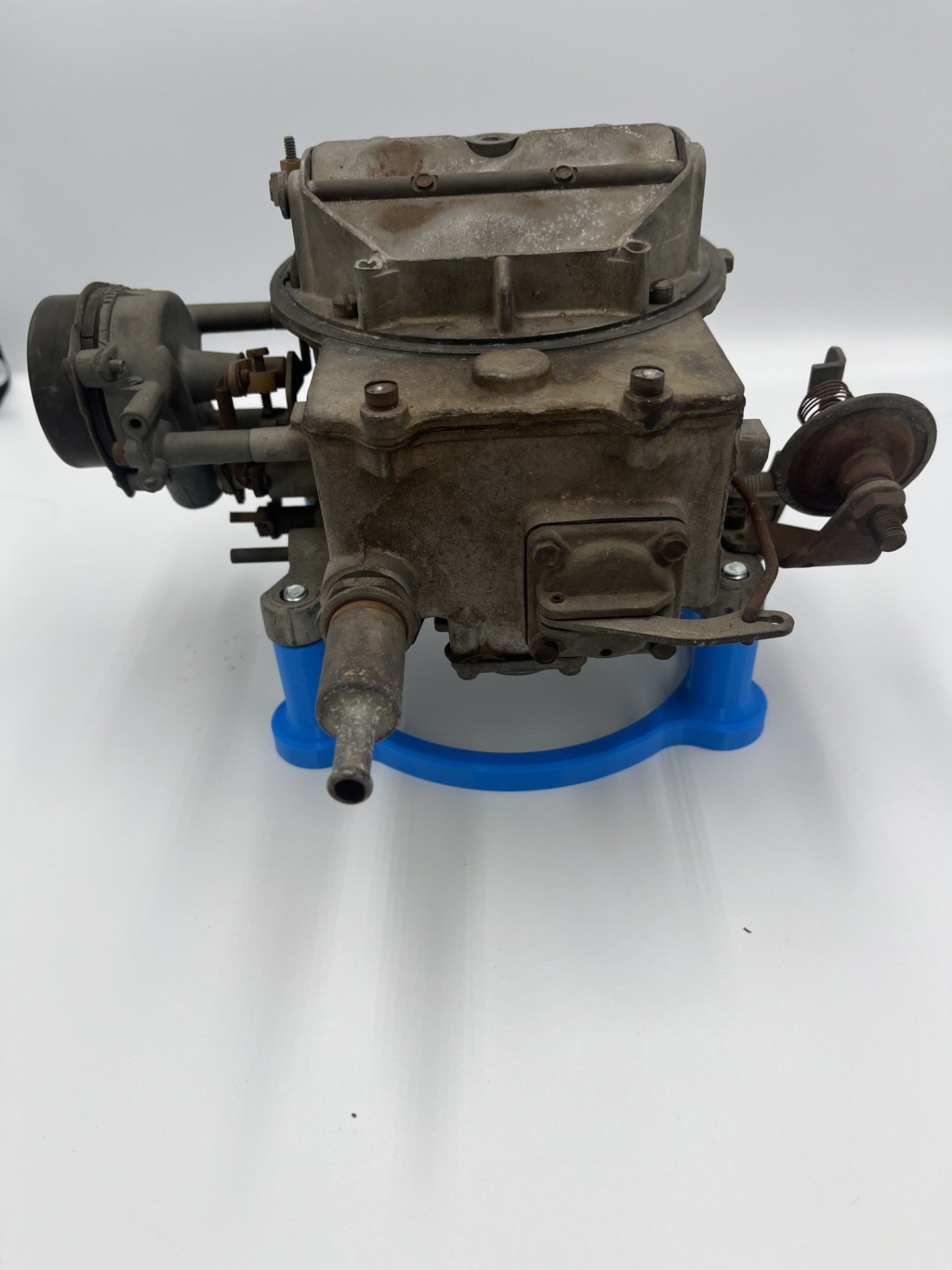 Two Position Holley 2300 2 Barrel carburetor work stand 500/350 cfm