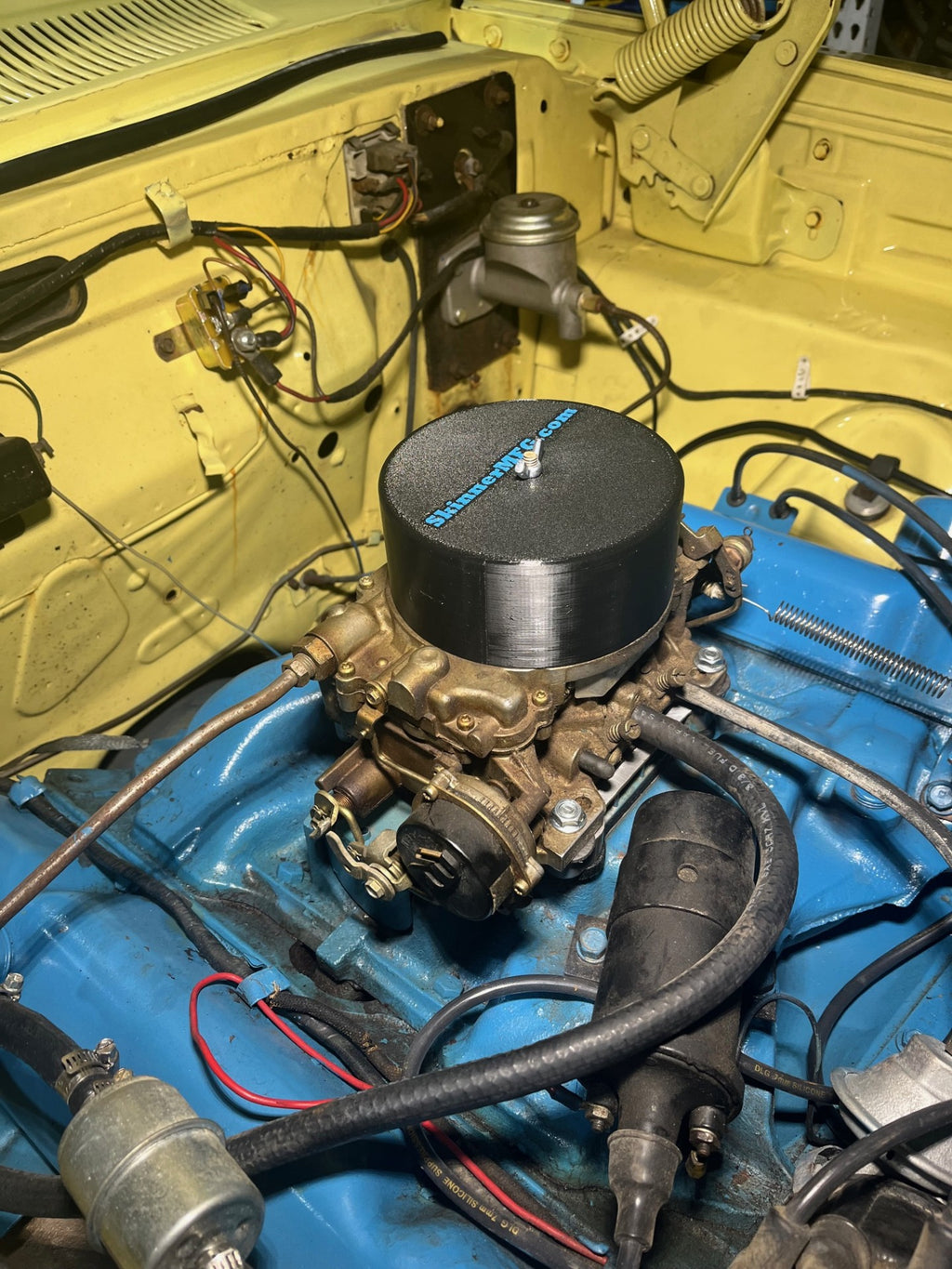 Two Position Holley Carburetor work stand and Dust Cap